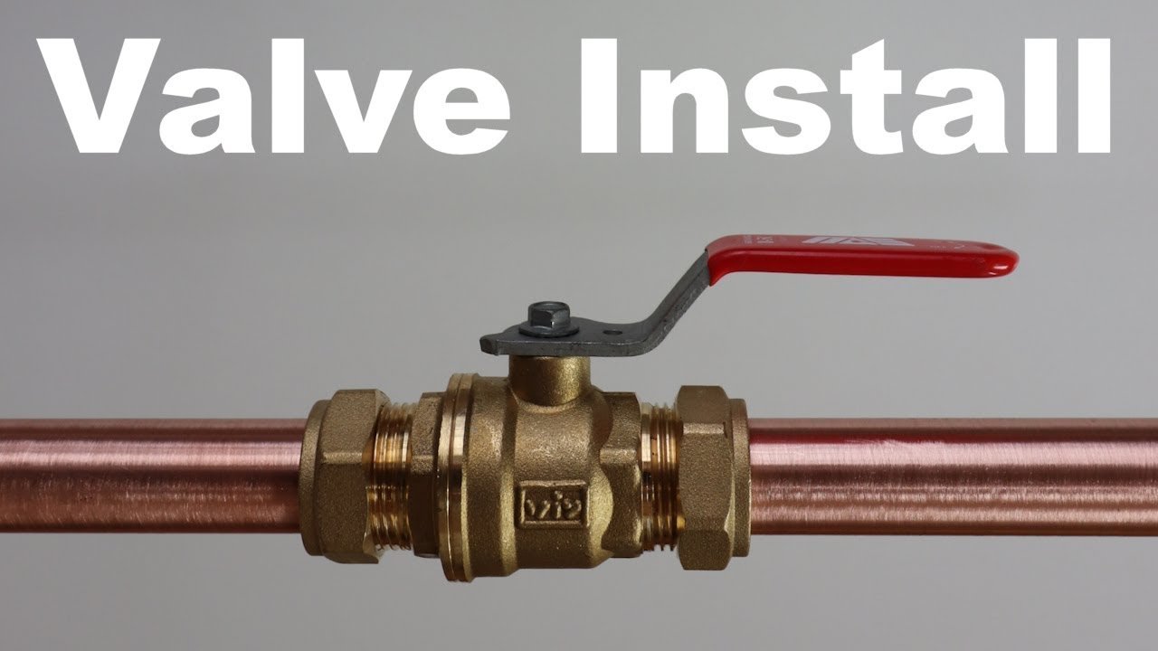 How to Install a Ball Valve in a Water Line