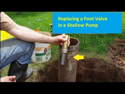 How to Install a Foot Valve