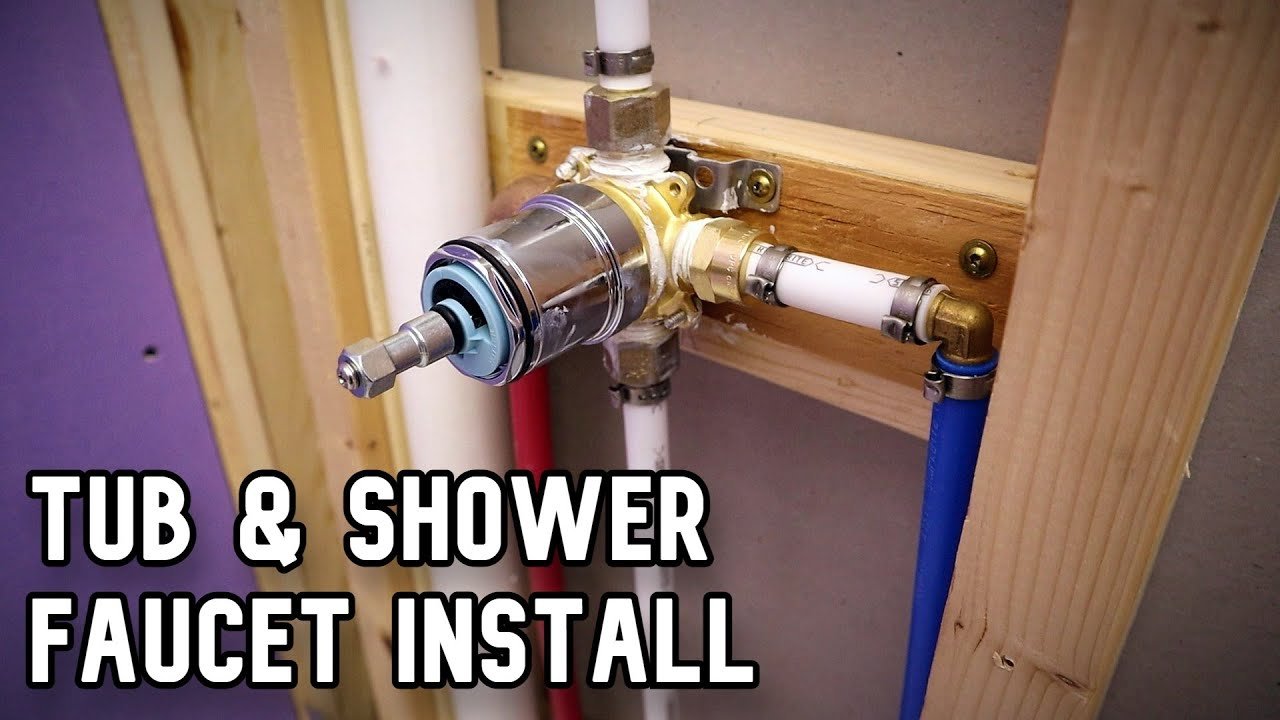 How to Install a Shower Faucet