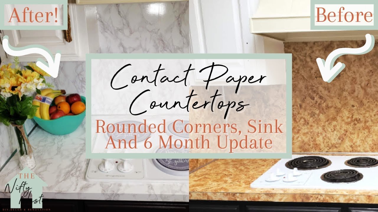 How to Install Contact Paper on Countertops