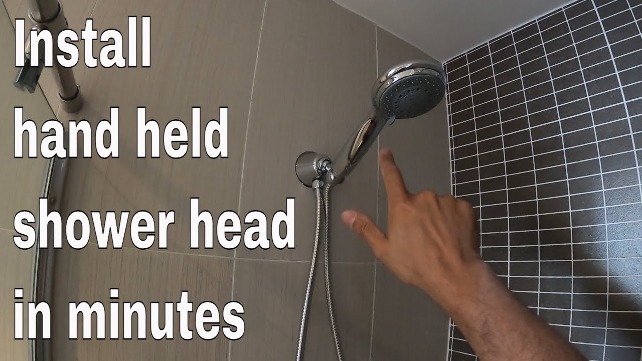 How to Install Hand Held Shower Head