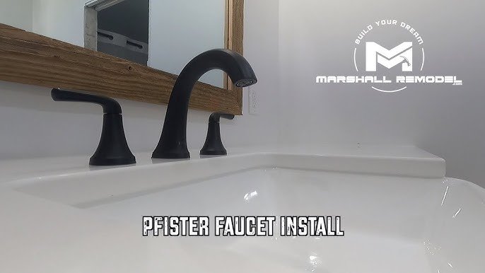 How to Install Pfister Bathroom Faucet