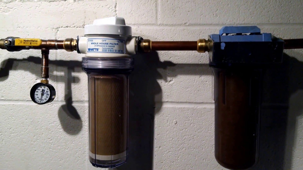 How to Install Sediment Filters for Well Water